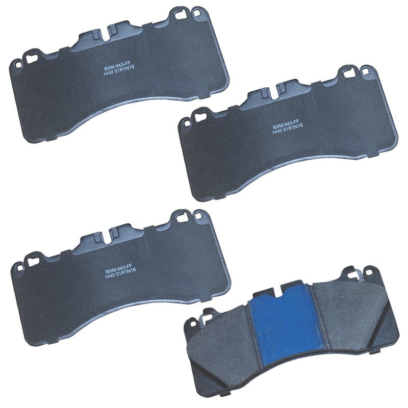 بنديكس وسادات الفرامل الأمامية شبه المعدنية من Bendix Premium SBM1440 لسيارة Lexus GS F 2020-2016، LS460 2017-2010، RC F 2020-2015 - Image 1